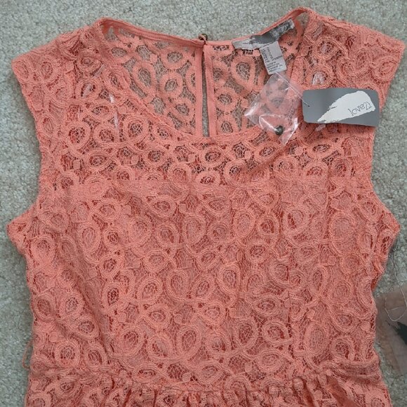 love21 by Forever 21 lace dress pink small nwt - Picture 2 of 11
